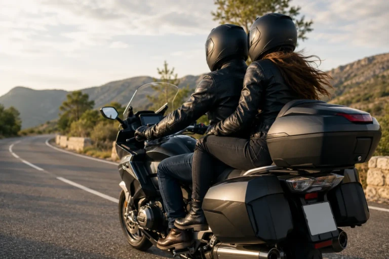 Wygodny motocykl dla dwóch osób